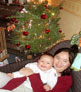 voor mamma en mij is dit de eerste kerstboom